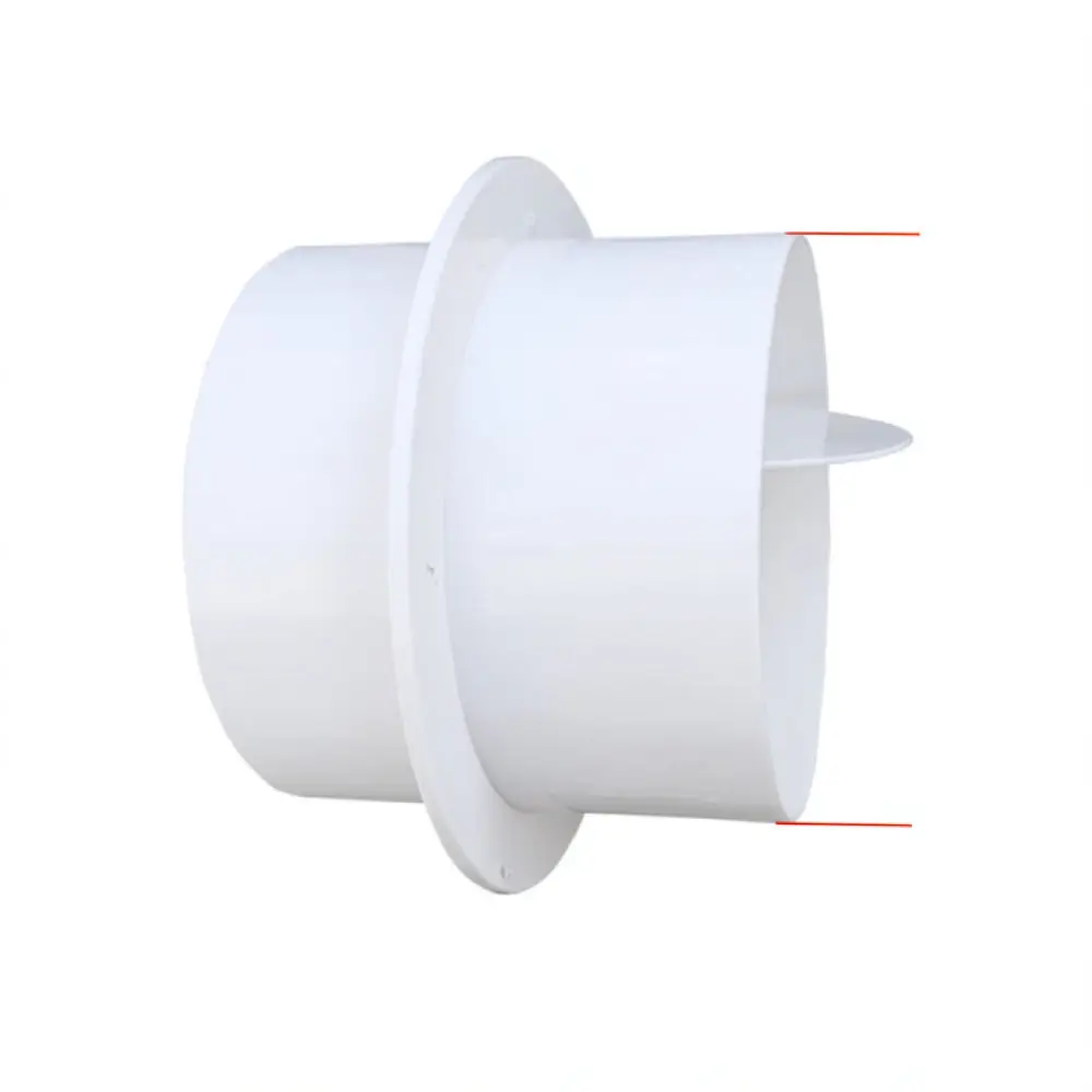 Round Duct Backdraft Shutter Plastic Non Return Valve For Fresh Air Ventilation System Pipe Exhaust Fan Fitting