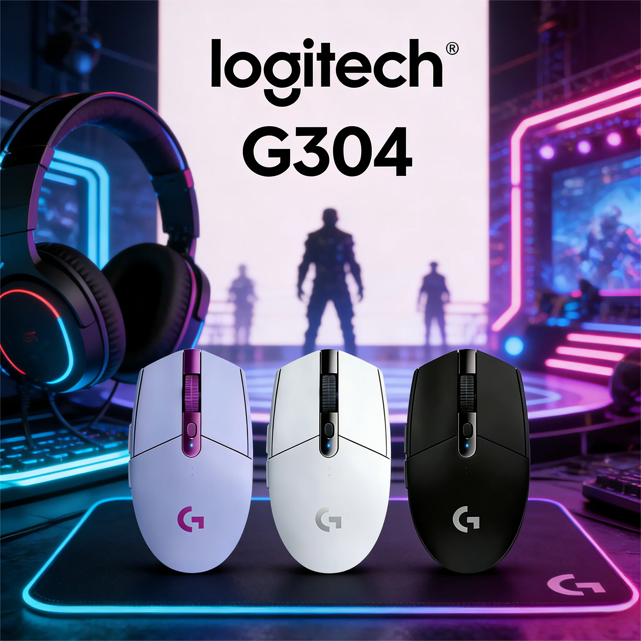

Logitech G304 / G305 Wireless Gaming Peripheral, Optimized for LOL/PUBG, Programmable Buttons for Gaming Enthusiasts
