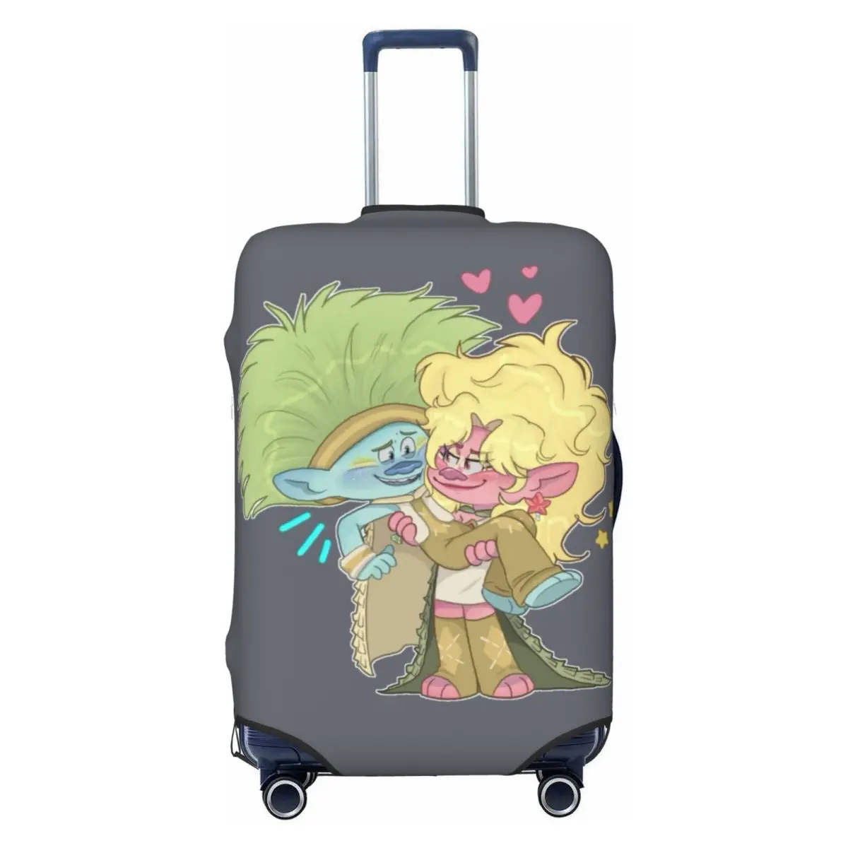 

Custom Fashion Trolls Luggage Cover Protector Elastic Travel Suitcase Covers
