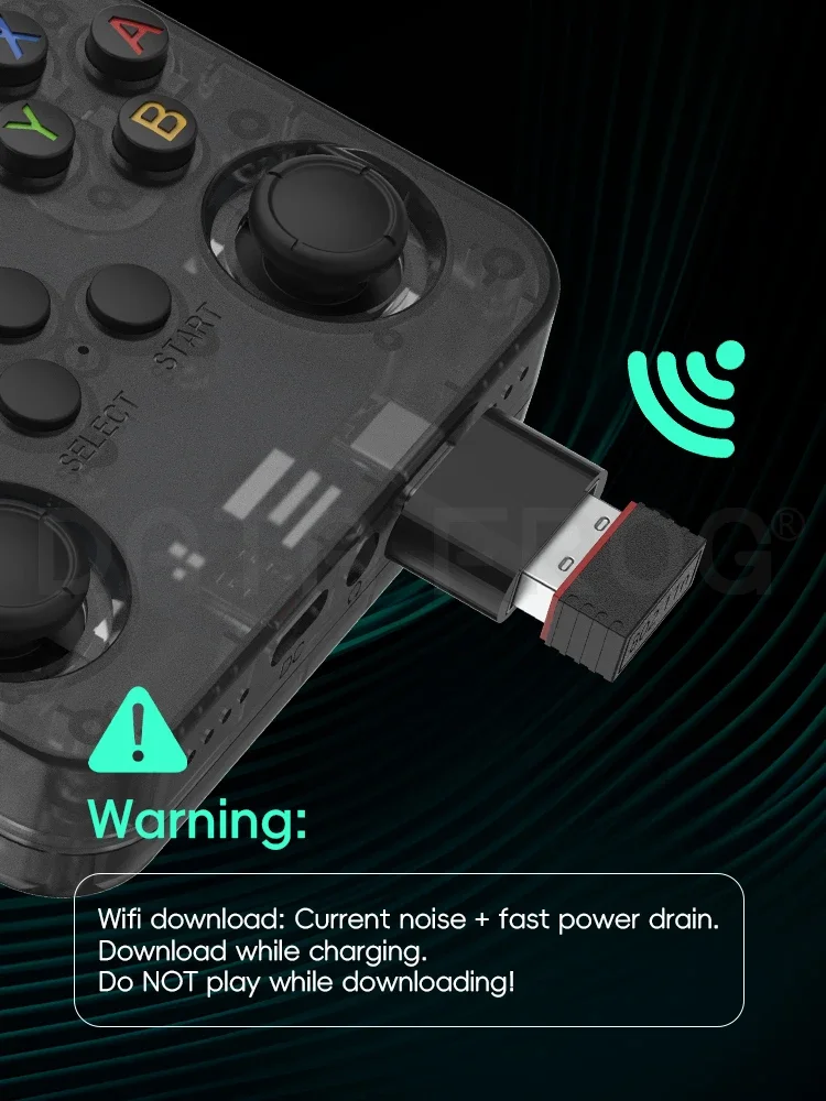 WiFi Adapter For R36S / R36H / R36 / R36PLUS Handheld Plug and Play Type C OTG USB Dongle Compatible with Official ArkOS