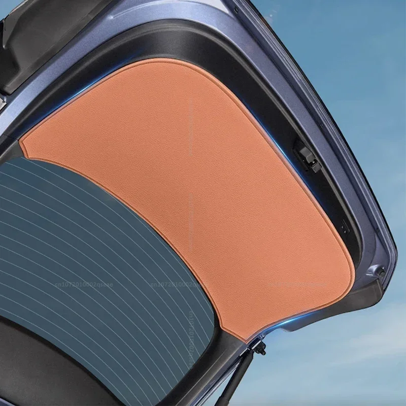 Für BYD Sealion 7 Sea Lion 07 EV 2024 2025 2026 Leder-Schutzaufkleber für die Heckklappe, Anti-Schmutz-Schutzmatte, Zubehör – Detail 2