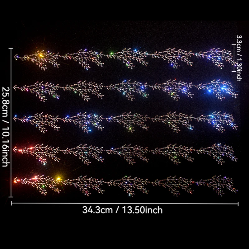 

Модная травяная цепочка, стразы, блестки, одежда своими руками, футболки, декоративные нашивки, аксессуары для одежды