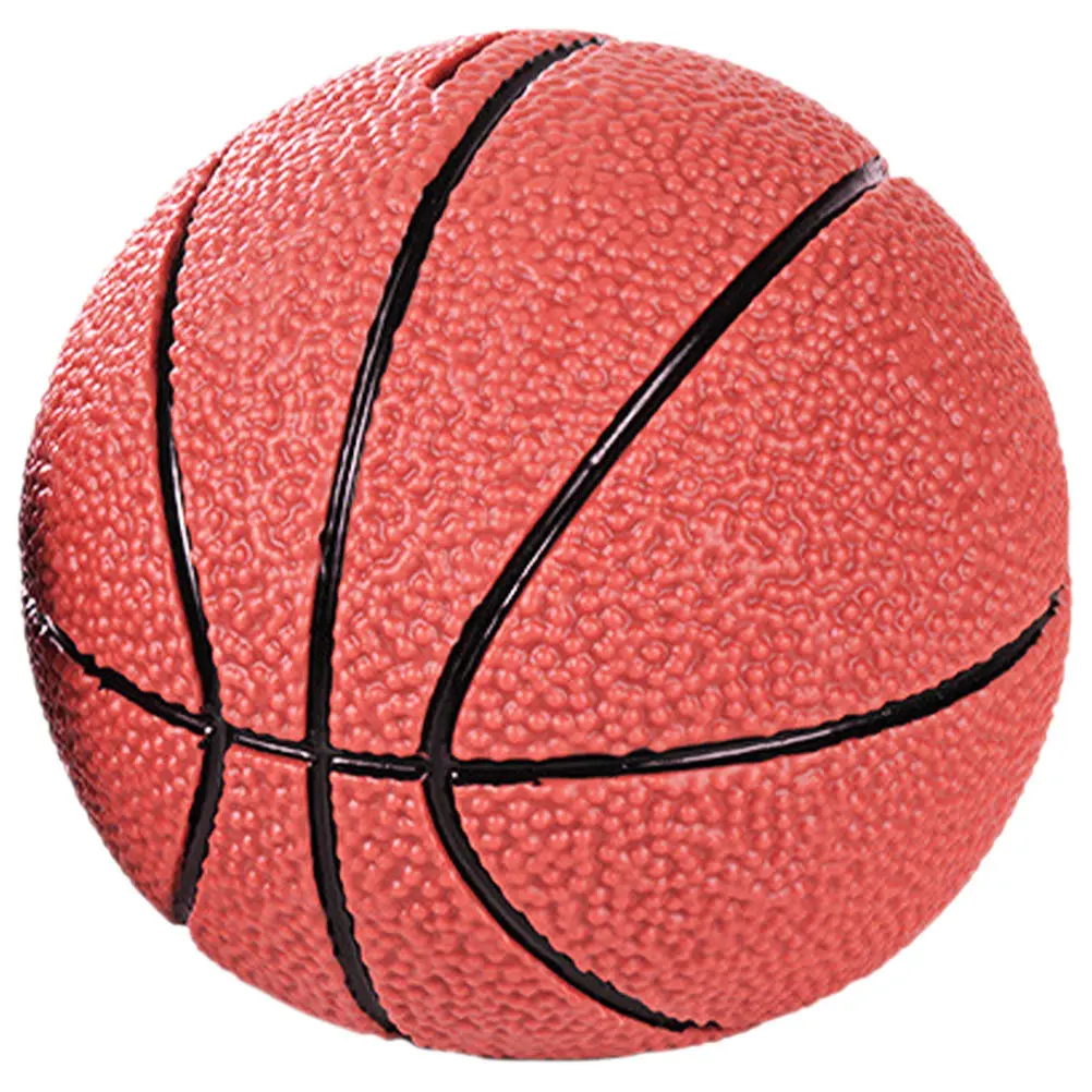 

Basketball Shaped Vinyl Piggy For Boys Kids Money Saving Bank No Odor No Fading Desk Decoration Home Decor Coin Bank