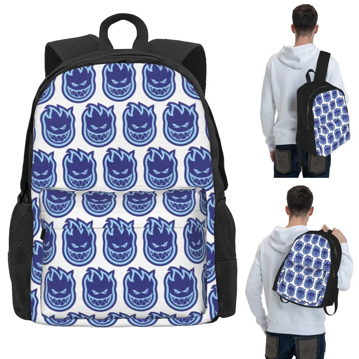 

Spitfire Skate Student Backpack School Bag Hiking Travel Daypack for Men Women Bookbag Shoulder Bags