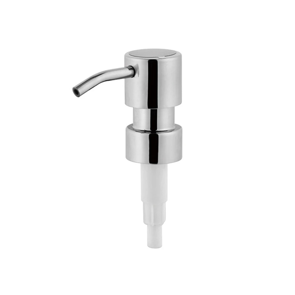 

2pcs Stainless Steel Soap Dispenser Pump Replacement 2.5Cm Inner Diameter Long Nozzle For Liquid Lotion Hand Soap Bottles Home