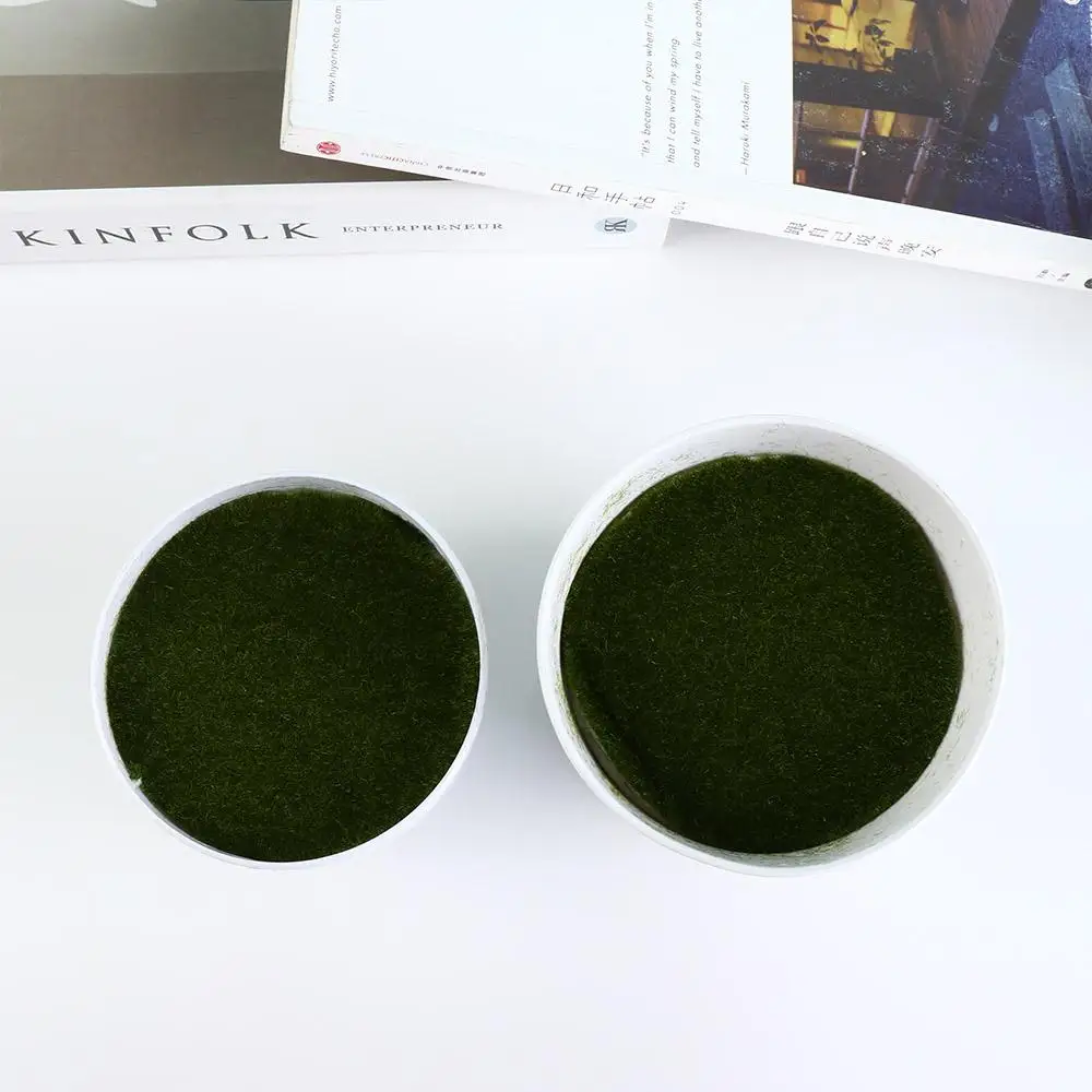 

Creative Flocking Foam Wedding Party Fake Flowers Garden Decoration Flower Arrangement Device Vase Bonsai Ornament Flower Pot