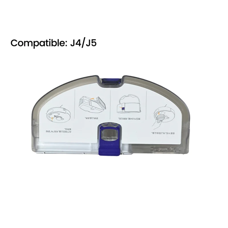 

AT05-Vacuum Dust Box With Hepa Filter For Narwal J4 J5 Robot Replacement Parts Accessories Dust Box