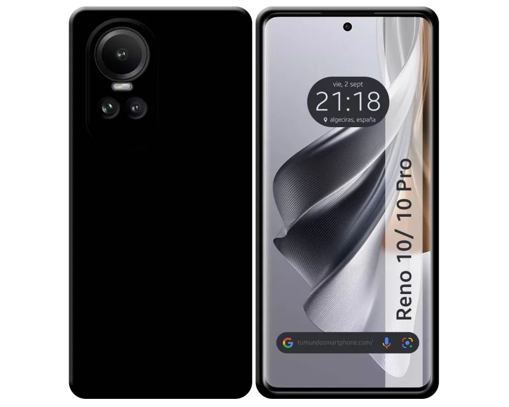 For Oppo Reno 10 5G / 10 Pro 5G 5G Black TPU Gel Case