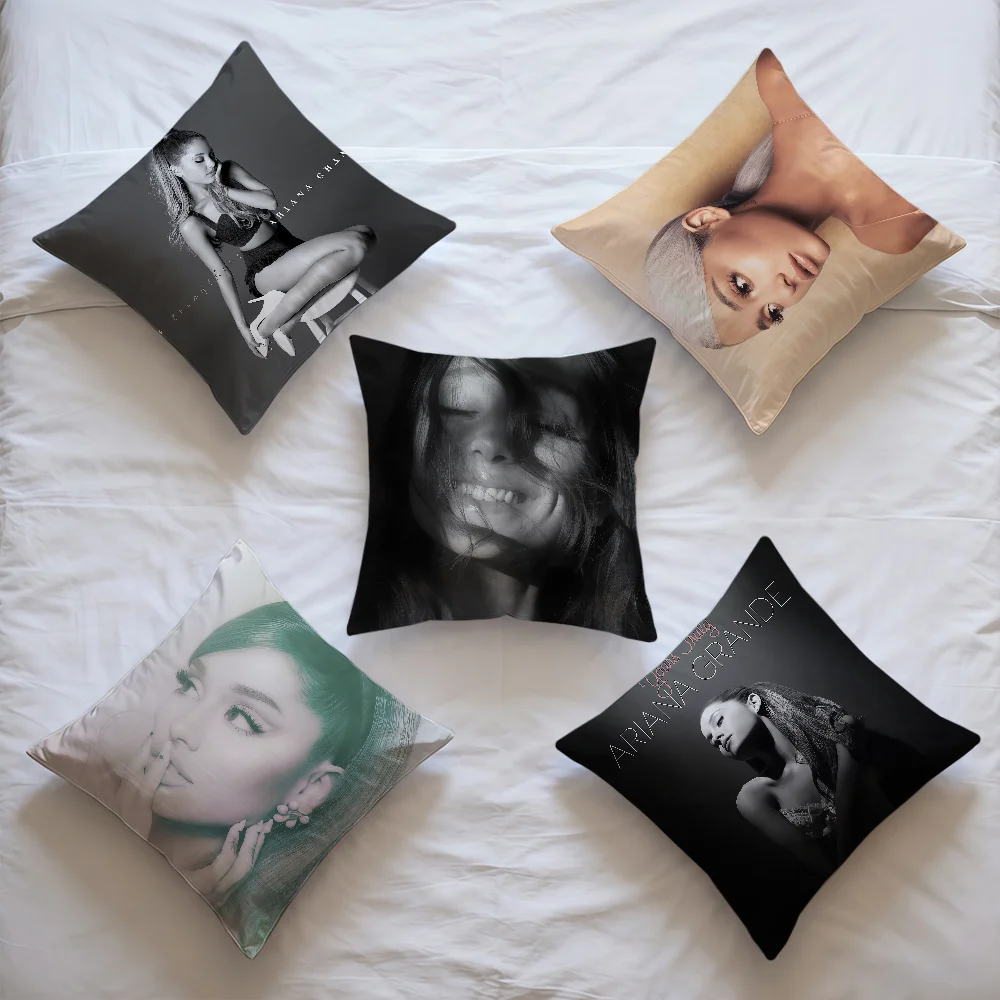 SINGER A-ArianaS G-GrandeS Cushion Cover Decorative Throw Pillow Modern Square Romantic Couch Sofa Bed Car