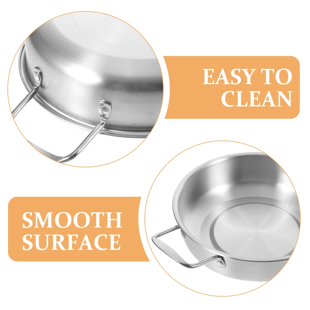 

Stainless Steel Ramen Pot Small Size Ergonomic Handle Soup Cooking Hot Pot Ideal for Kitchen Korean Pots for Cooking