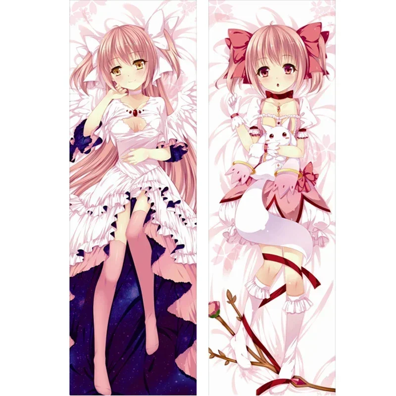 

60x180cm Anime Puella Magi Madoka Magica Pillow Case Dakimakura Otaku Waifu Hugging Body Throw Pillowcase Bedding Decor Gift