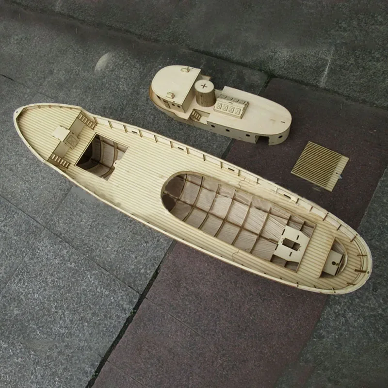 Wooden Ship Model Kit Sirius Fishing Boat Model Assembly Kit DIY Handmade Ship Model Toy Gift RC Wooden Ship Assembly Kit