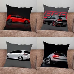 Car Sport G-Golf G-GTI Pillow Case For Home Bedroom Car Office Decoration Living Room Sofa Cushion Cover Suitable