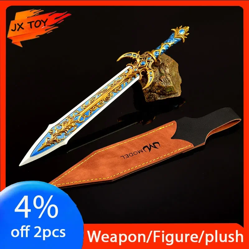 

JX TOY 22cm Royal Sword Alloy 3D Carving Model with Holster Steel Katana Collectible Ornaments Game Medieval Swords Toys Knife