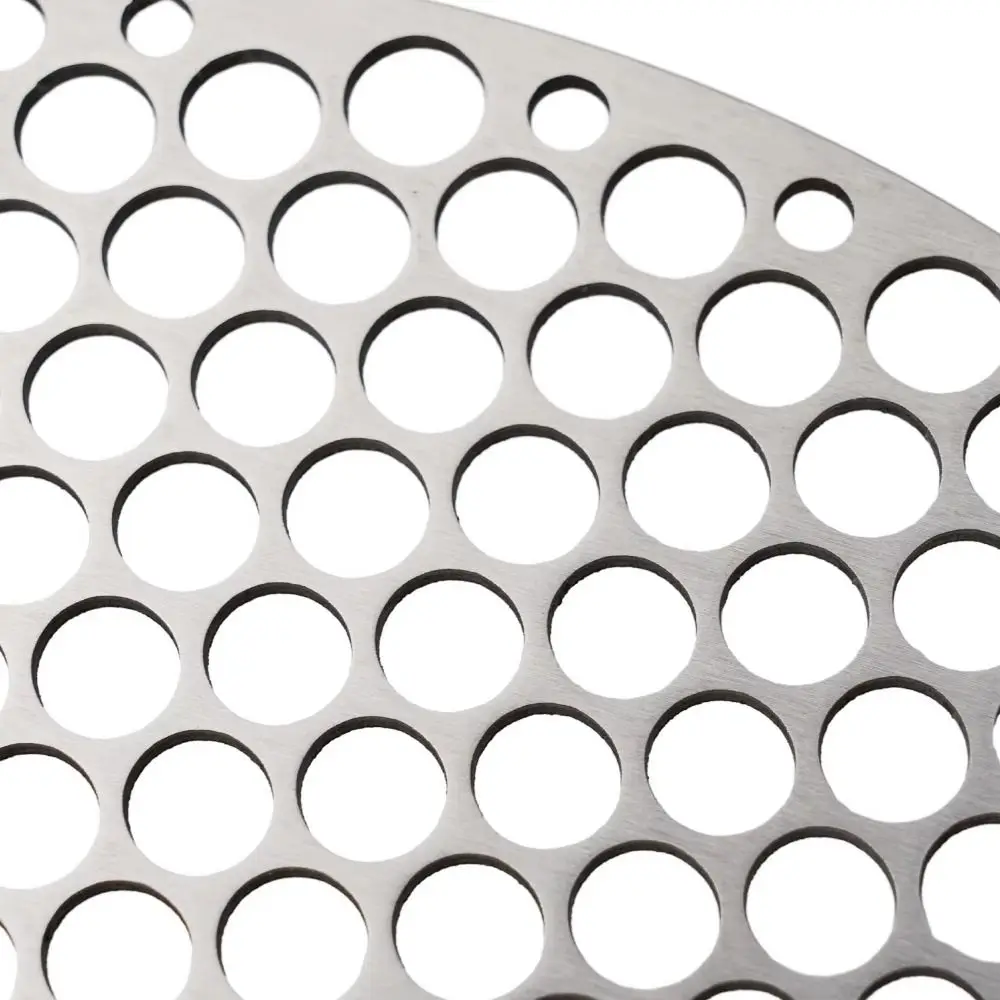 

Portable Stainless Steel Barbecue Net Round 18-30cm BBQ Mesh Grate Food Grade Rust-proof Charcoal Grill Mat Picnic