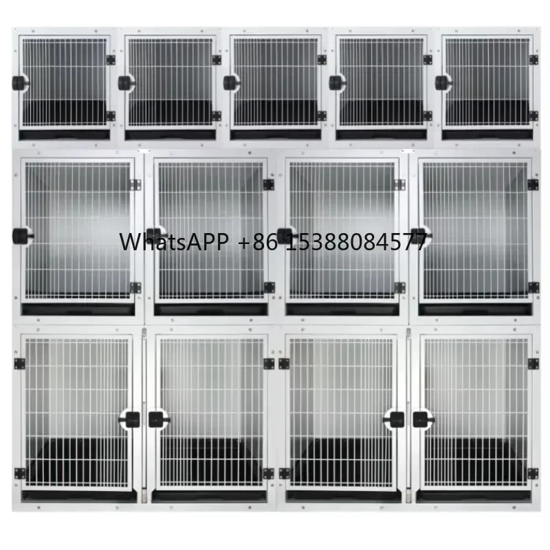 

Longermay Animal Stainless Steel Pet Cage Suppliers Big Size 3 Layer Pet Cage House Veterinary and Dog Vet Cage Banks