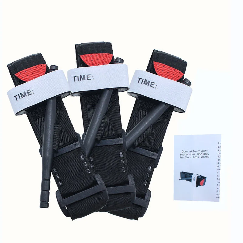 

Cheap Price Black Reusable Plastic Buckle Rotating Compression Tourniquet for Hemorrhage factory