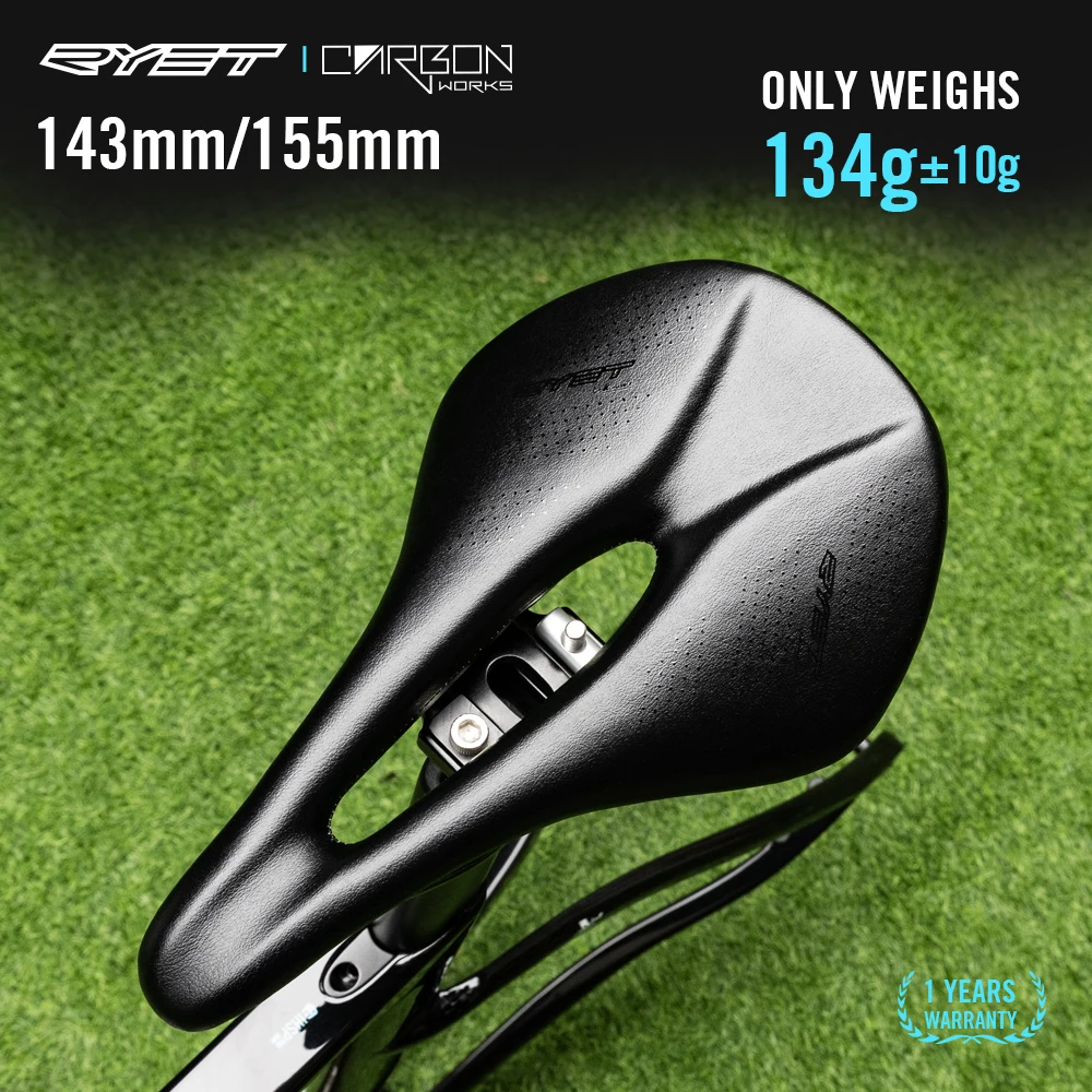 

Велосипедное седло RYET из карбона, 143/155 мм, сверхлегкое (125 г), для шоссейных и горных велосипедов, гоночное, с мягкой полиуретановой подушкой, для велоспорта