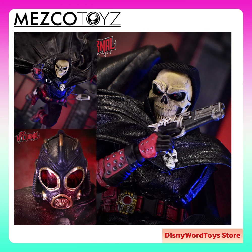 Em Estoque 100% Original Mezco One:12 Doc Nocturnal Rumble Society Exclusivo Mezco Direct Figura de Ação Colecionável Escala 1/12