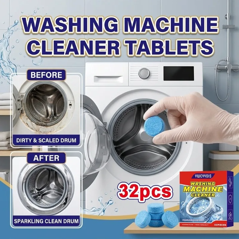 Washing Machine Cleaning Sheet Disintegrates Dirt and Odors, Fully Automatic Washing Machine Sink Cleaning Tool
