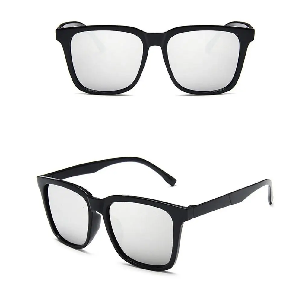 الفاخرة الكلاسيكية الأسود مربع الاستقطاب النظارات الشمسية مرآة السفر نظارات شمسية ظلال زرقاء وهج للجنسين القيادة خمر مكافحة Dr T9G7