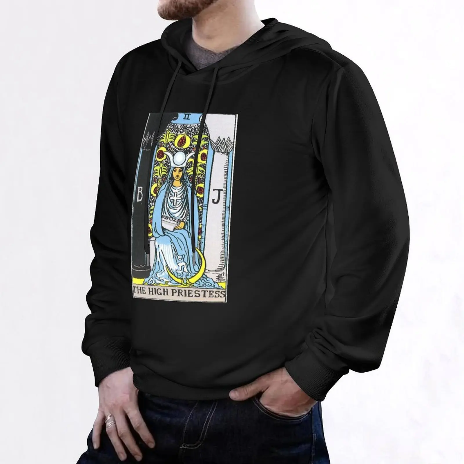 High Priestess Tarot Hoodie mens designer clothes men's sweat-shirt set blouse men's autumn clothes new in hoodies