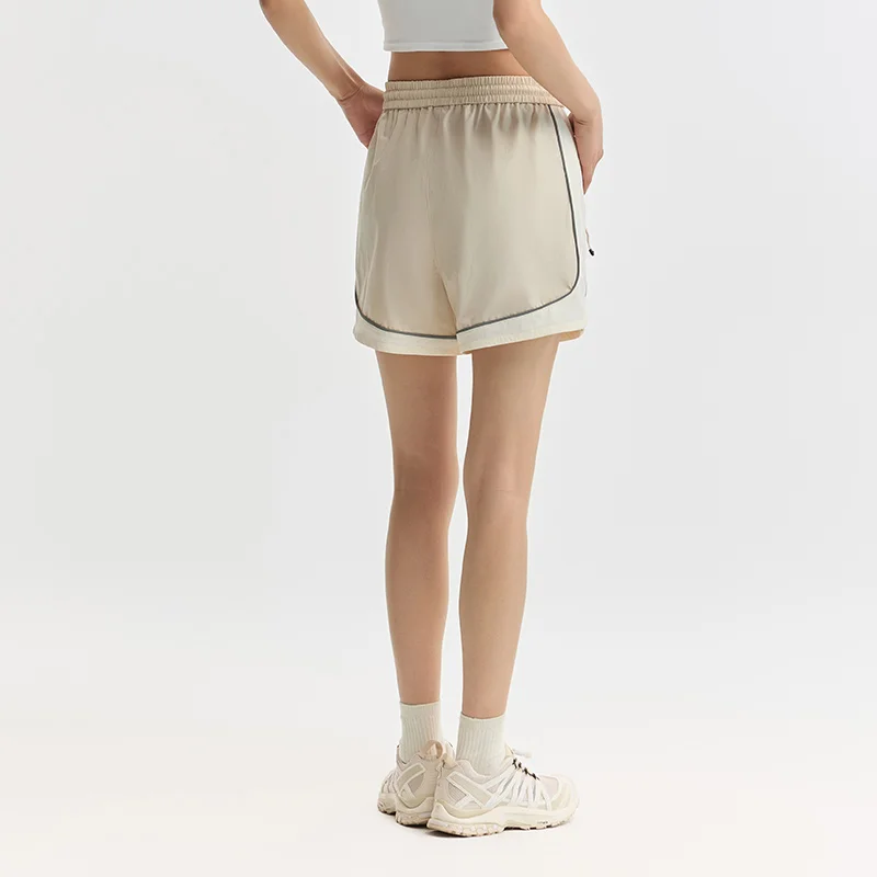 Semir-pantalones cortos deportivos de secado rápido para mujer, Shorts holgados, elegantes, a la moda, verano, 2024