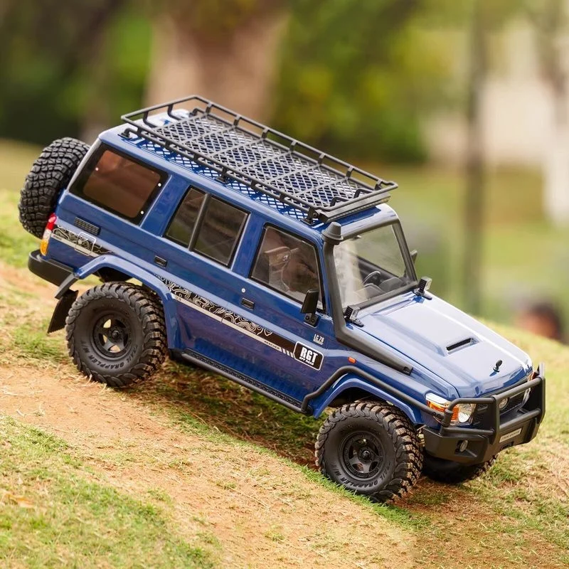 

Радиоуправляемый краулер RGT 1/10 LC76 EX86190 с портальными мостами, блокировкой дифференциала, высокой/низкой скоростью, внедорожный, для подъемов, с интерьером