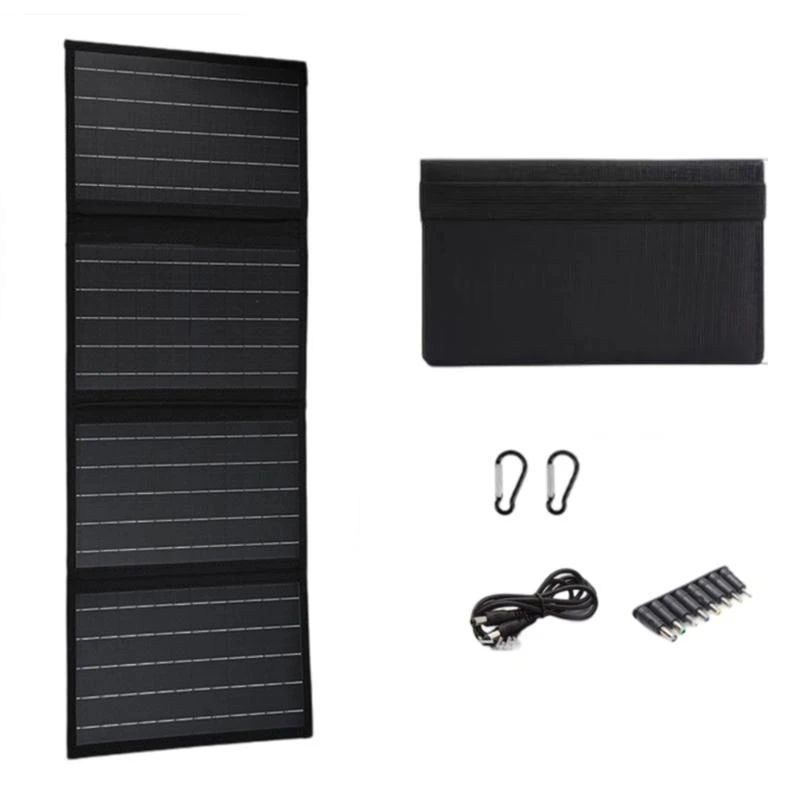 

40 Вт монокристаллическая складная солнечная батарея, складная солнечная панель, зарядное устройство для кемпинга, путешествий