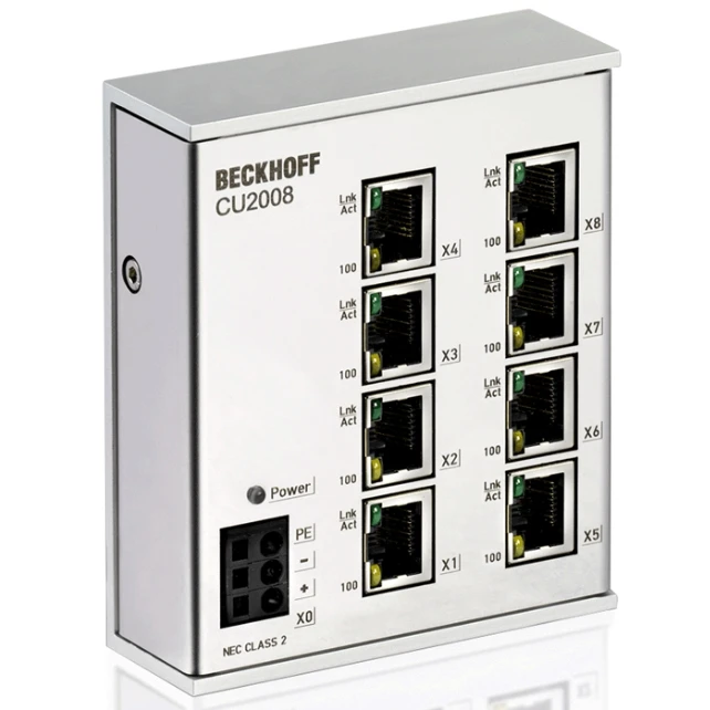 

Совершенно новый оригинальный 1-летняя гарантия Германия Beckhoff CU2008 ETHERNET SWITCH PLC