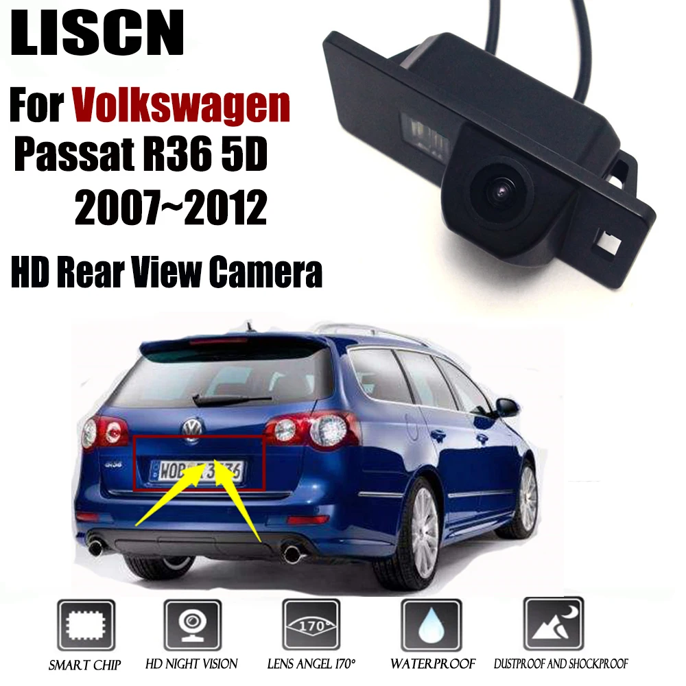 

Reverse camera For Volkswagen Passat R36 5D 2007~2012 CCD Night Vision Rear View Camera/license plate camera Backup Camera