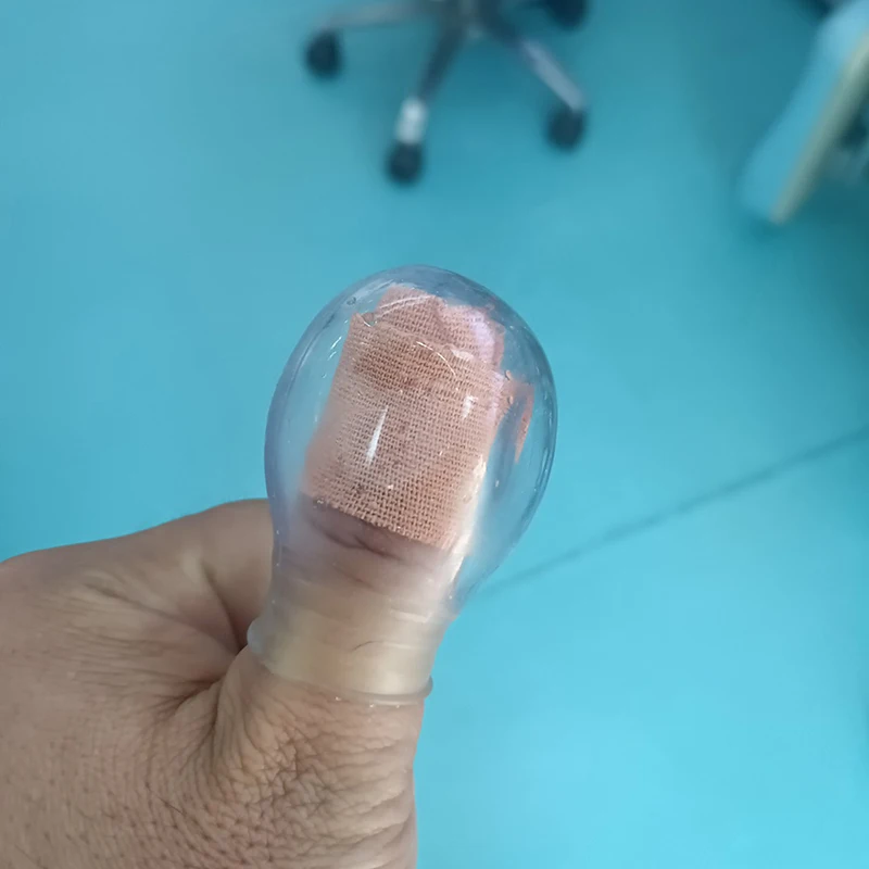 نقع جرعة غطاء الأصابع لإصابات أصابع القدم والأصابع دش الجروح مقاوم للماء الغطاء الواقي أداة العناية بالقدم للرجال والنساء