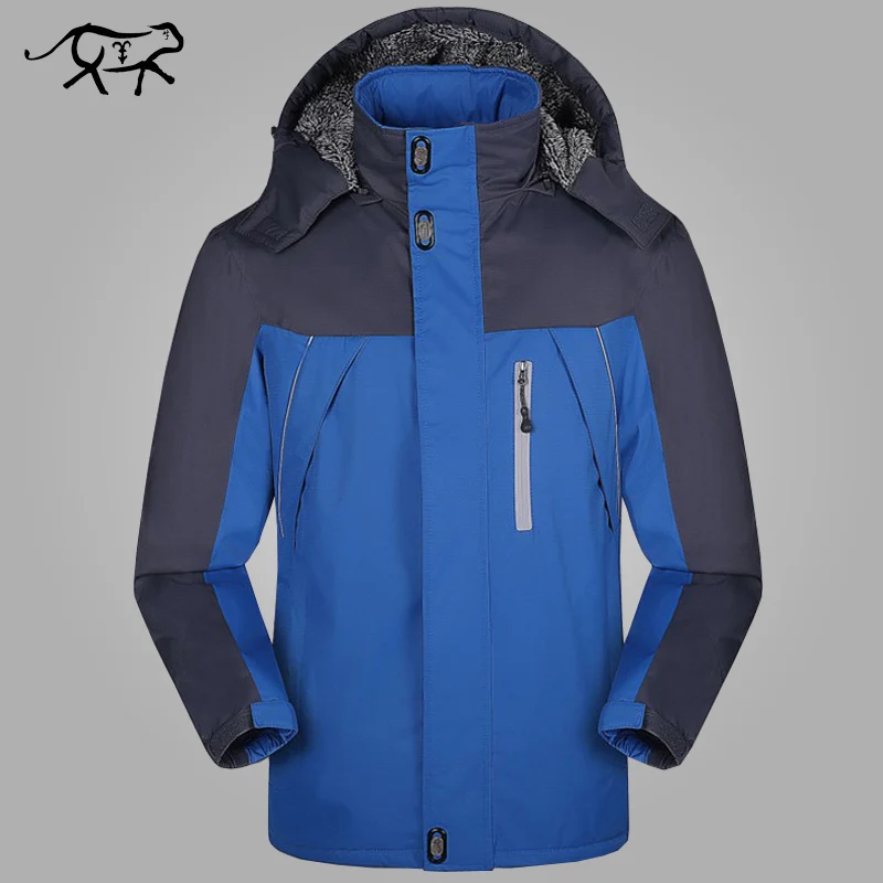 2024 Thicken Winter Jacket Men Waterproof Fashion Wear Windproof Hooded Jacket and Coats for Male Brand Clothing Big Size M-5XL