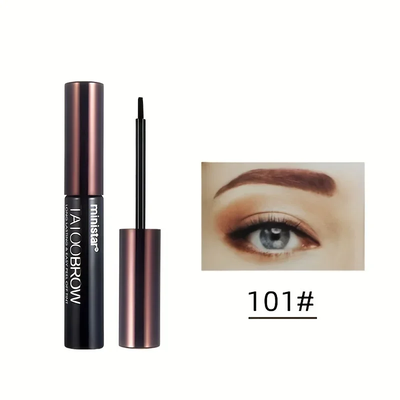 3 สี Tear Off Eyebrow Dye ยาวนานกันน้ํากันเหงื่อใช้งานง่าย Tear Off กาวคิ้ว