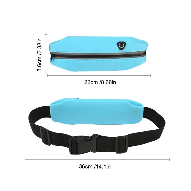 Running Belt for Women Waterproof Lightweight Reflective Strip Waist Fanny Pack Sports Travel Fanny Pack Phone Holder for Run