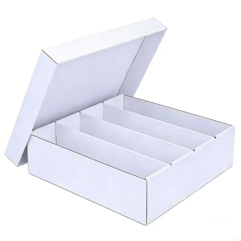 Elegant Card Organizers Box Large Capacity Game Card Sorting Holder Case Portable Card Box for Easy Transport Enduring
