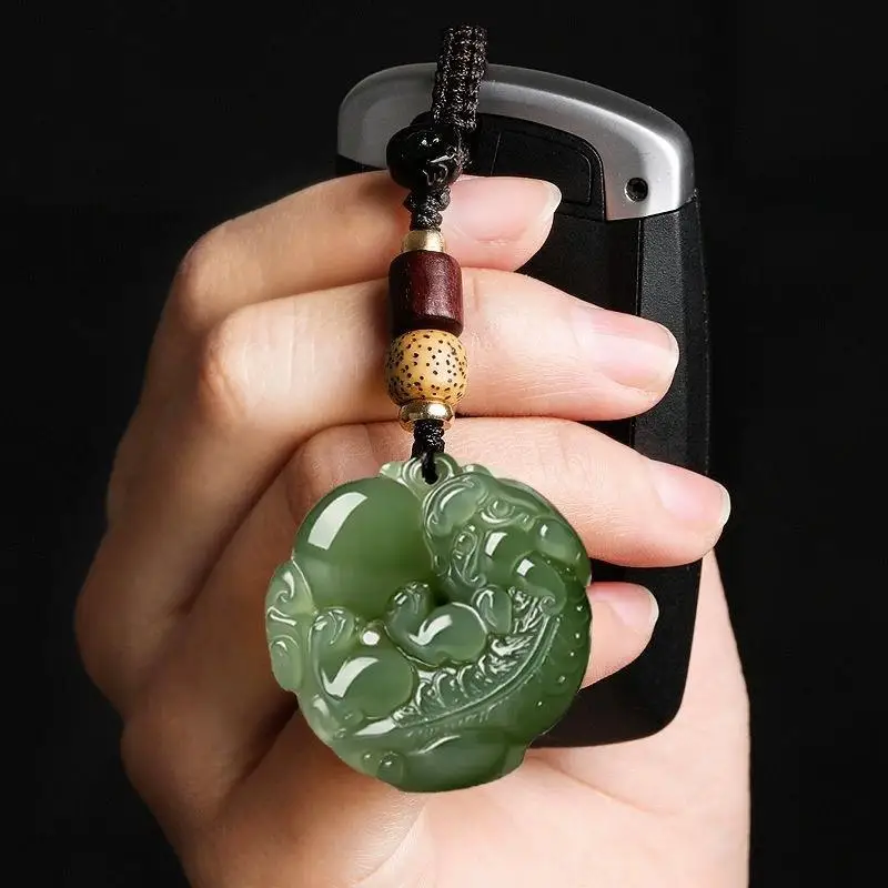 Feng Shui Lucky Pixiu Key Chain Chinese Style Decor, Durable Pendant for Car Keys Phone Bag Perfect Gift for Men Women Partners