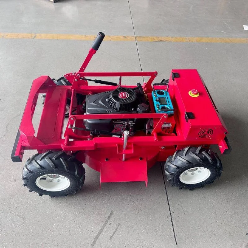 Caterpillar Mower Multi-functional Electric Remote Control Orchard Slope Weeder Farmland Mowing Equipment Customized