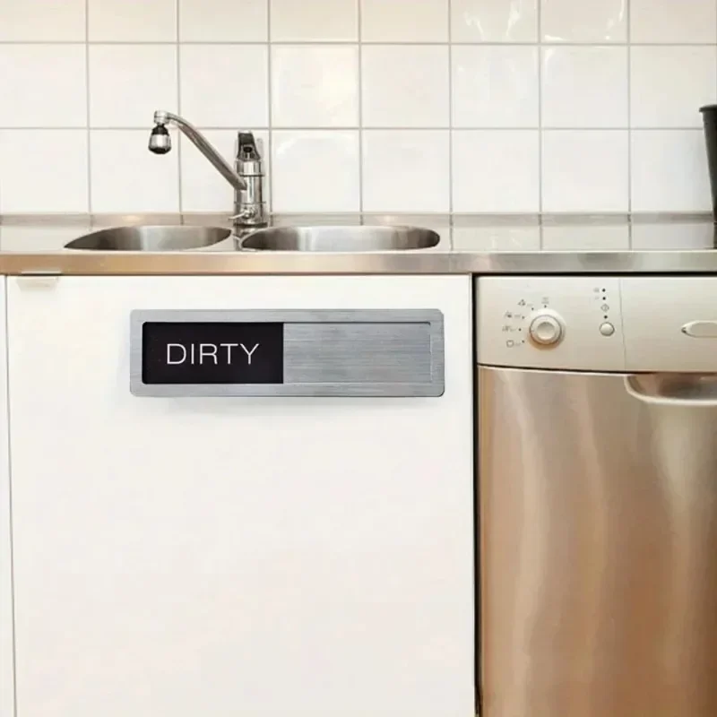 1 Pack Dishwasher Clean Dirty Magnet Sign Kitchen Organizer Fridge Decorative Sticker for Home Storage