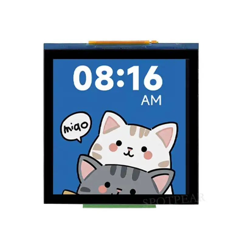 4-Inch LCD CAN/RS485 Board for Raspberry Pi Pico 2 RP2350