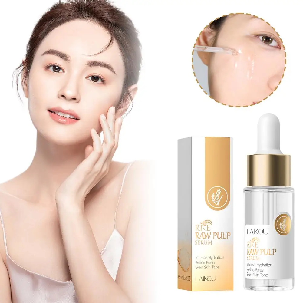 

Rice Pulp Serum Hyaluronic Acid Face Essence Nourishing Serum Facial Care Skin Serum Brightening Moisturizing B2Y7