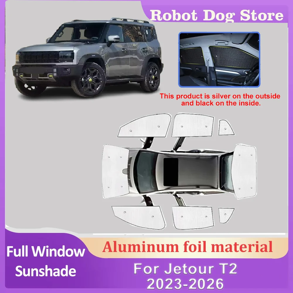 

Car Windshield Sunshade For Jetour T2 Accessories Traveller Plus Shanhai T2 2023 2024 2025 2026 Full Cover Sun Shades Auto Visor