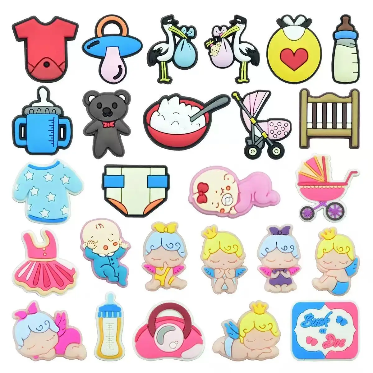 16-100pcs Baby Products Collection Shoe Charms For Sandals,Shoe Decoration Accessories Shoe Pins Great Gift For Men Wom