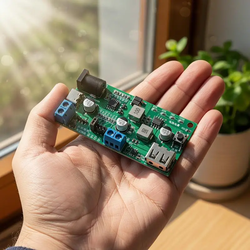 1Pcs MPPT Solar Charging Controller Board 5V 2.1A USB Output Cost-effective for Small Off-grid Solar System DIY Projects