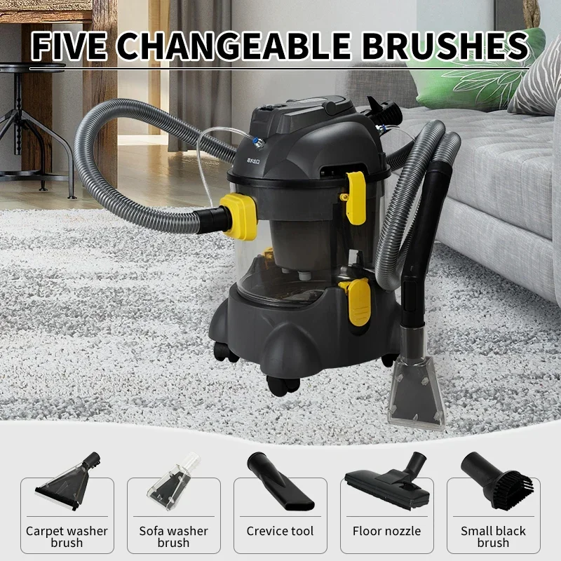 new arrival car washer steam vaccum cleaner wet and dry blewing vacuum cleaner for car home use