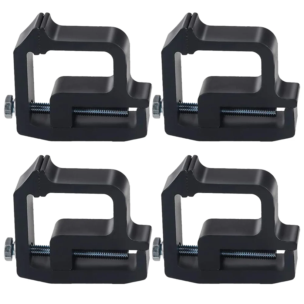 Truck Roof Camper Shell Fixed Mounting Clip (black) 4pcs/pack Clamps Caps Accessory Bed Topper Supply