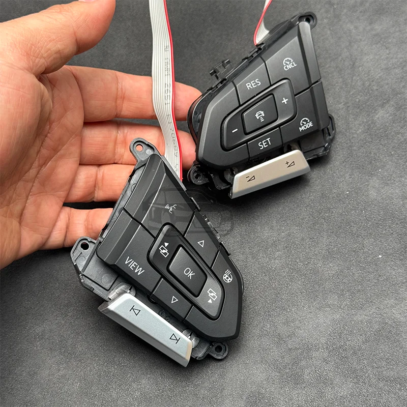 تنطبق على Volkswagen B8 Golf Atlas TRCM ATLC 959442F عجلة القيادة متعددة الوظائف ACC زر الأصلي 3G0 959 442 F 30D 959 #3