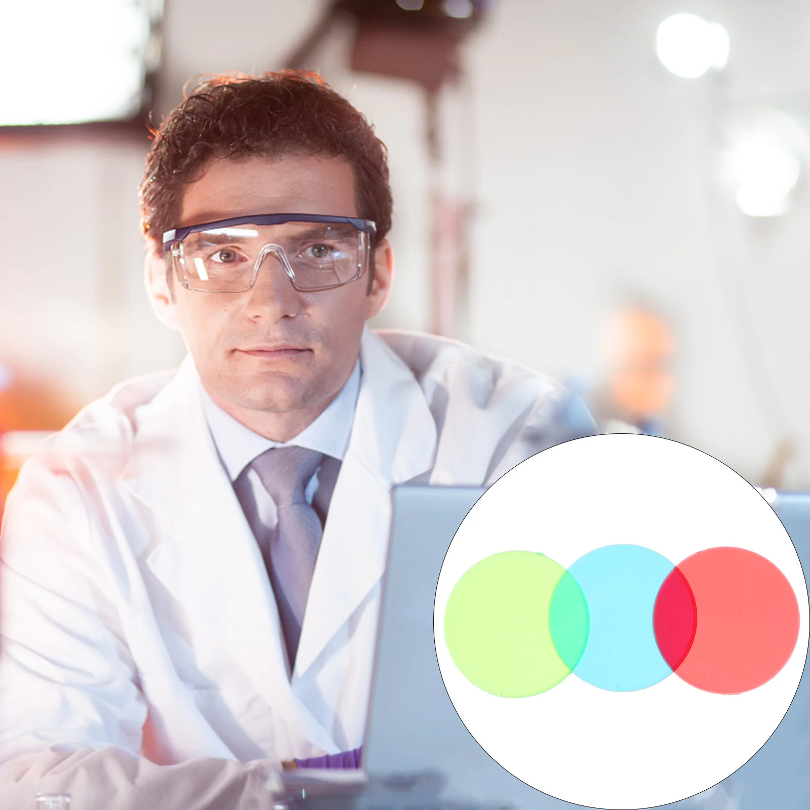 

6pcs Color Filter Boards Plastic Film Sheets For Teaching Tools Science Experiments Physical Optical Instruments Education Kit