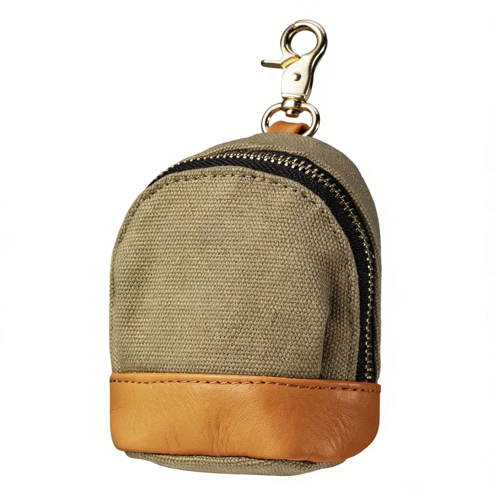 

Outdoor Canvas Key Pouch, Earphone & Coin Purse with Hook, Waist Bag Hanging Design, Retro Mini Pouch