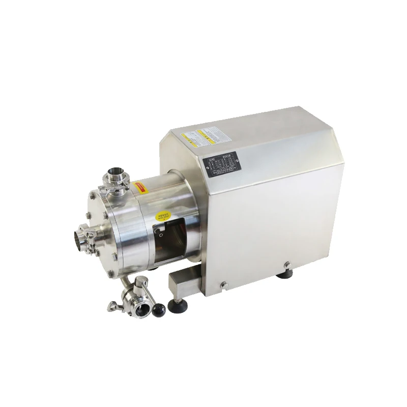 1.5/2.2KW Mini Stainless Steel Emulsion Pump Face Cream Jars Emulsifying Machine Pipeline Emulsifier Mixing Homogeneous